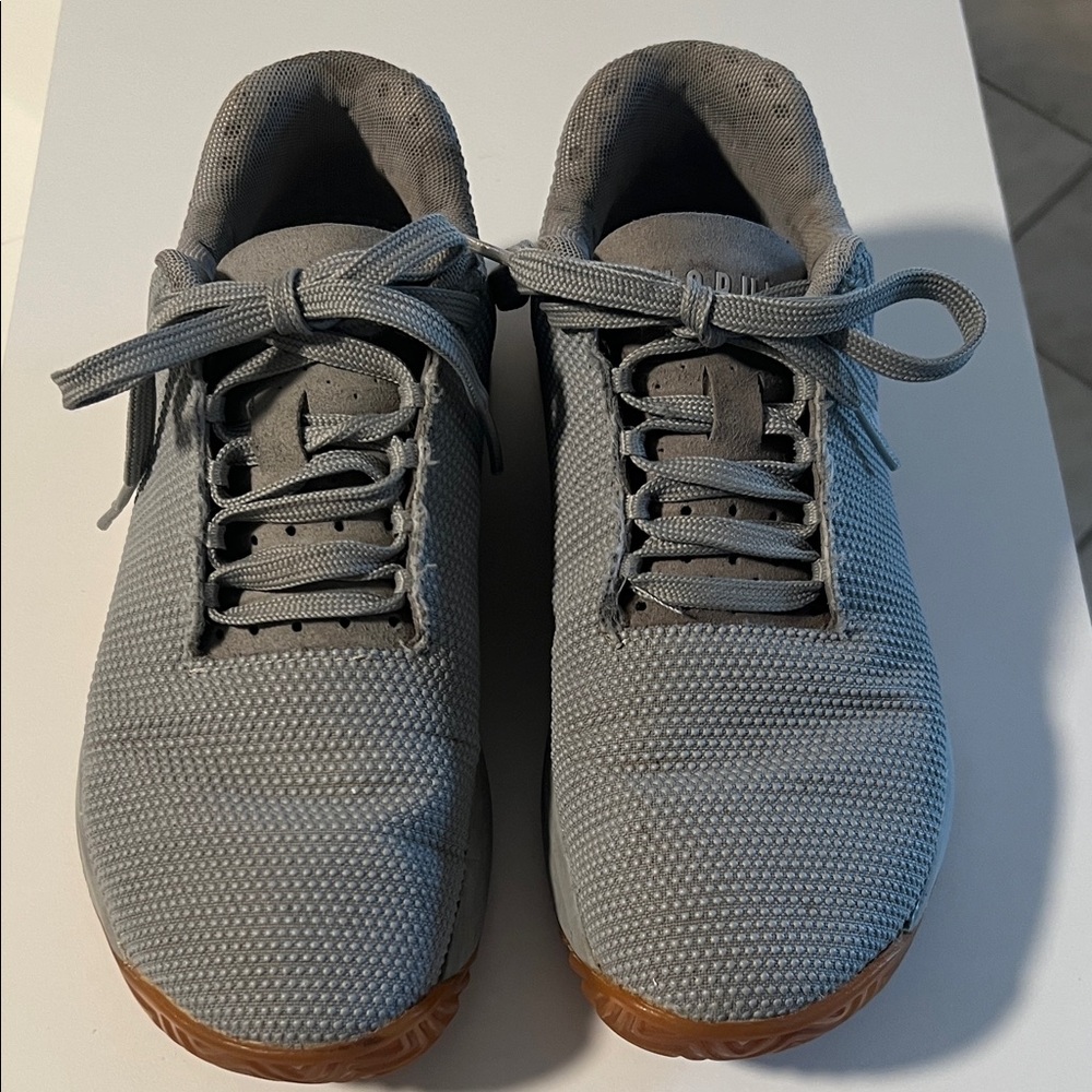 NOBULL Gray Athletic Shoes with Gum Sole